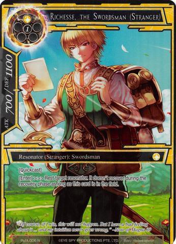 Richesse, the Swordsman (Stranger) (Full Art), Alice Origin IV: Prologue of Attoractia PofA-006