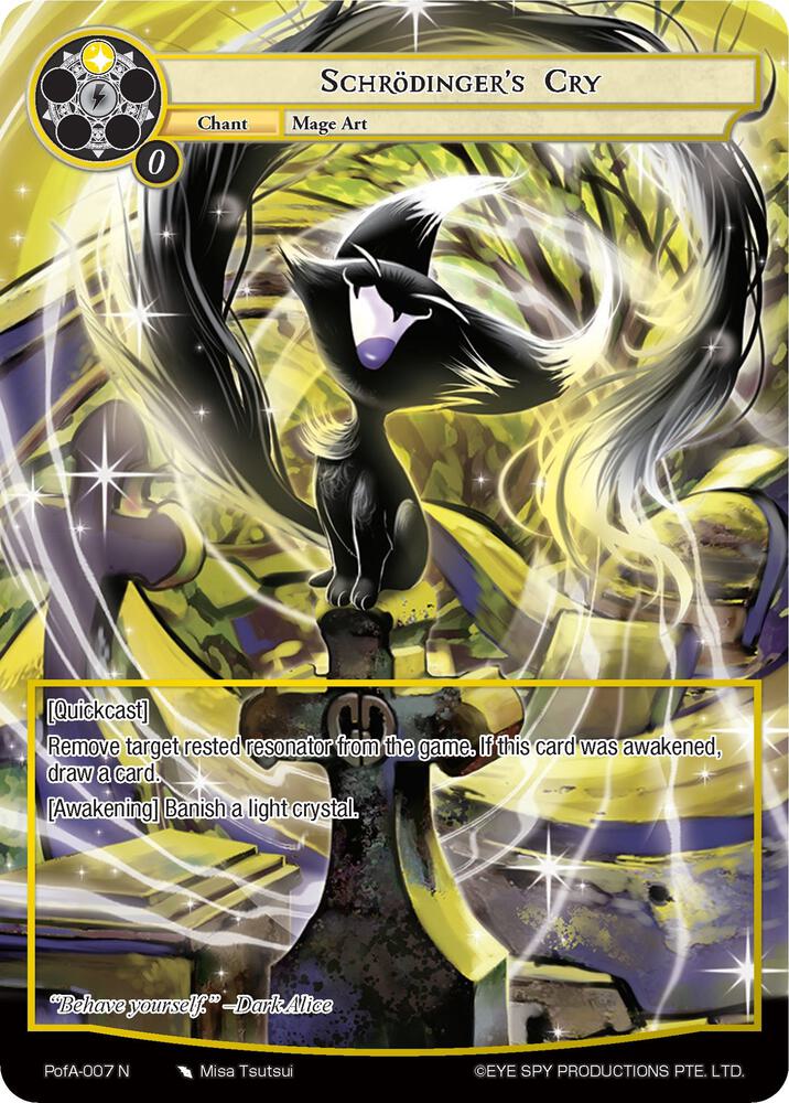 Schrodinger's Cry (Full Art), Alice Origin IV: Prologue of Attoractia PofA-007