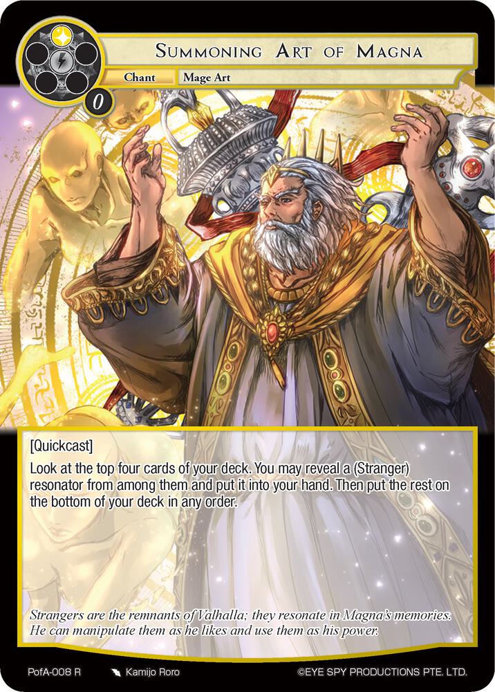 Summoning Art of Magna, Alice Origin IV: Prologue of Attoractia PofA-008