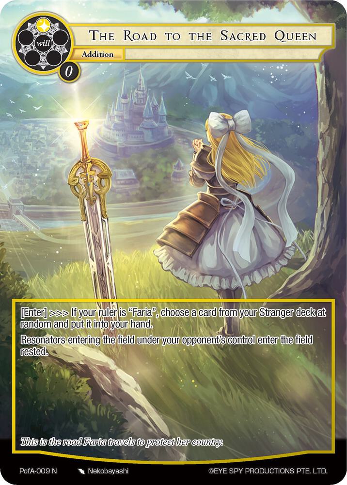 The Road to the Sacred Queen (Full Art), Alice Origin IV: Prologue of Attoractia PofA-009