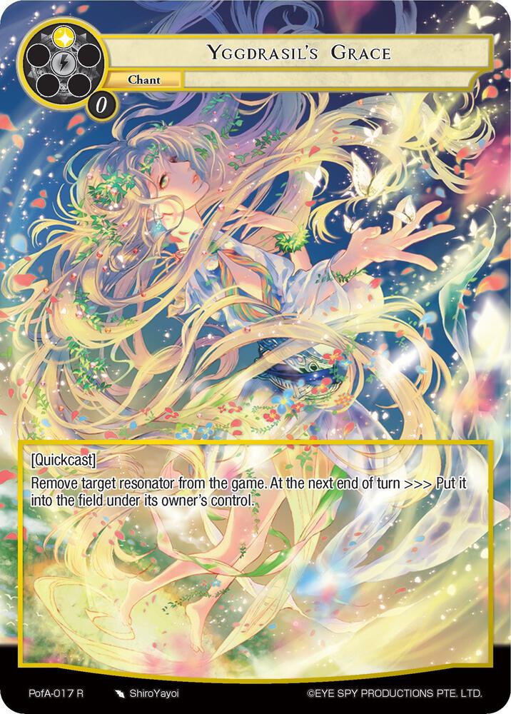 Yggdrasil's Grace (Full Art), Alice Origin IV: Prologue of Attoractia PofA-017