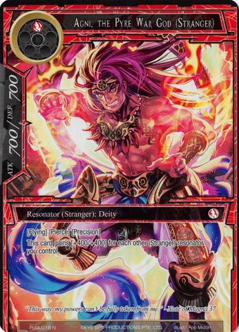 Agni, the Pyre War God (Stranger) (Full Art), Alice Origin IV: Prologue of Attoractia PofA-018