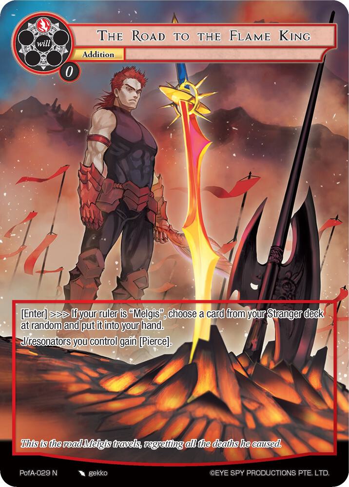 The Road to the Flame King (Full Art), Alice Origin IV: Prologue of Attoractia PofA-029