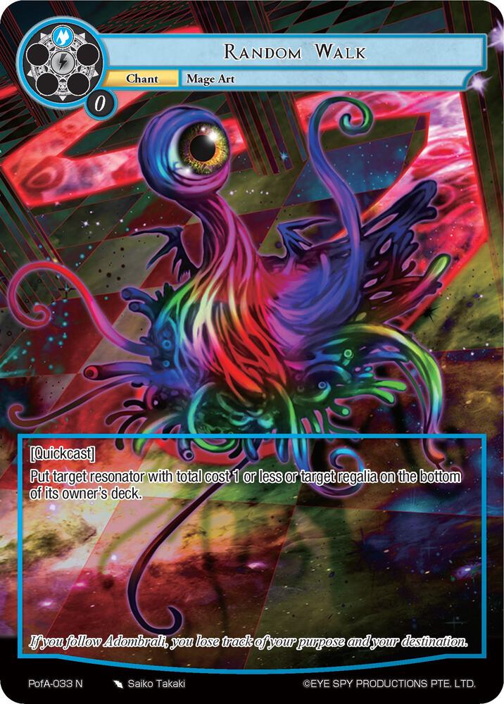 Random Walk (Full Art), Alice Origin IV: Prologue of Attoractia PofA-033