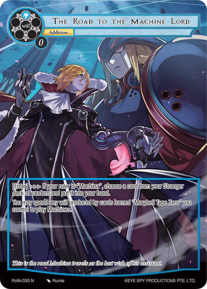 The Road to the Machine Lord (Full Art), Alice Origin IV: Prologue of Attoractia PofA-035