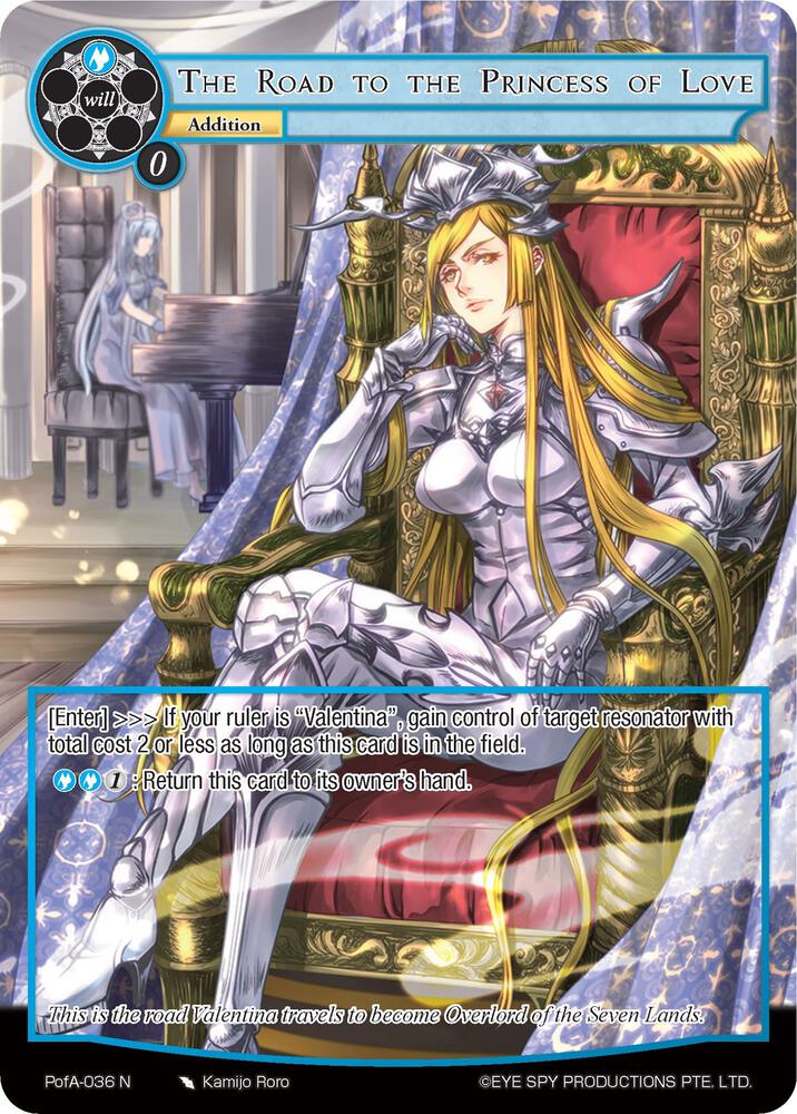 The Road to the Princess of Love (Full Art), Alice Origin IV: Prologue of Attoractia PofA-036