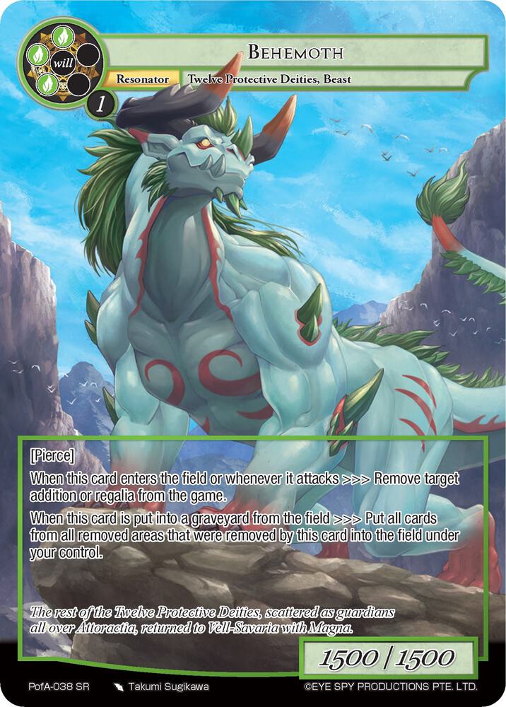 Behemoth (Full Art), Alice Origin IV: Prologue of Attoractia PofA-038