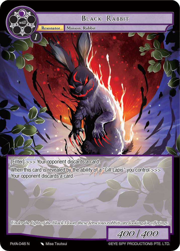 Black Rabbit, Alice Origin IV: Prologue of Attoractia PofA-046