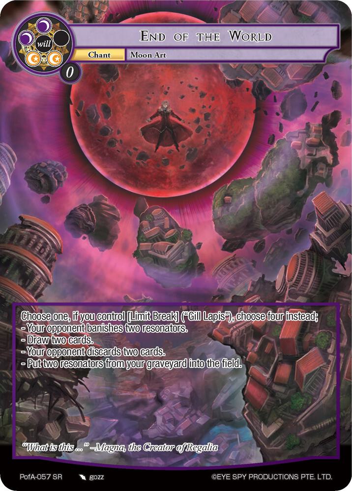End of the World (Full Art), Alice Origin IV: Prologue of Attoractia PofA-057