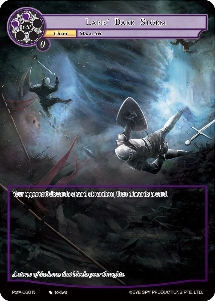 Lapis' Dark Storm (Full Art), Alice Origin IV: Prologue of Attoractia PofA-060