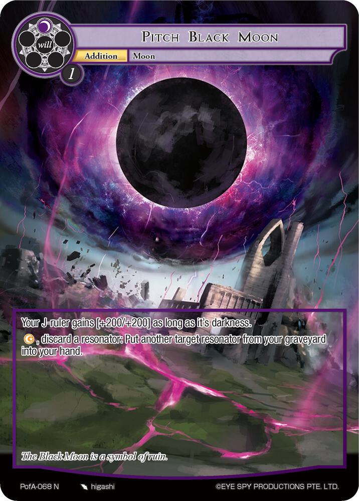 Pitch Black Moon (Full Art), Alice Origin IV: Prologue of Attoractia PofA-068
