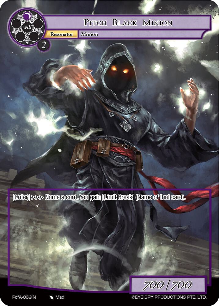 Pitch Black Minion (Full Art), Alice Origin IV: Prologue of Attoractia PofA-069