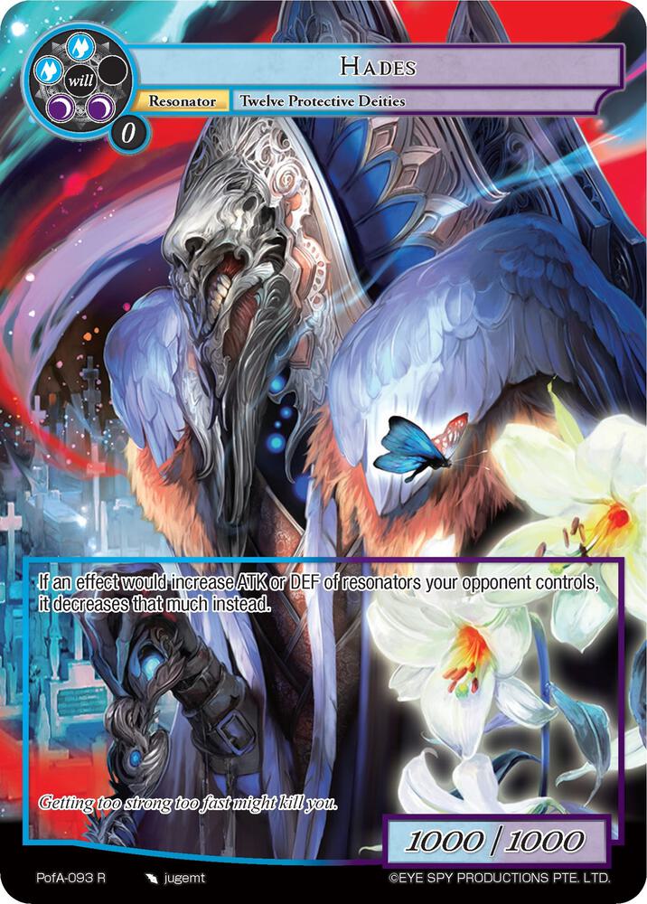 Hades (Full Art), Alice Origin IV: Prologue of Attoractia PofA-093