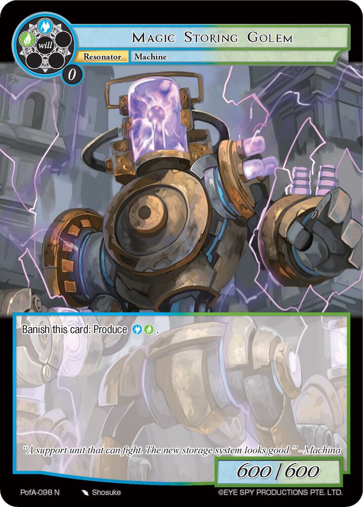Magic Storing Golem, Alice Origin IV: Prologue of Attoractia PofA-098