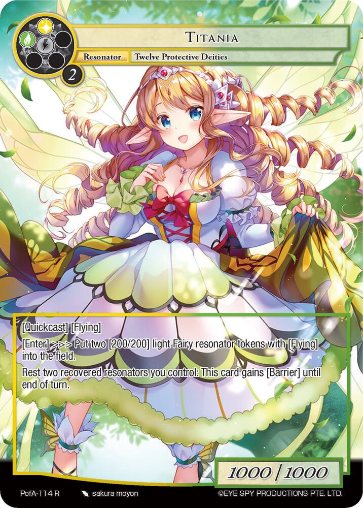 Titania (Full Art), Alice Origin IV: Prologue of Attoractia PofA-114