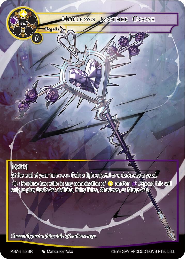 Unknown Mother Goose (Full Art), Alice Origin IV: Prologue of Attoractia PofA-115
