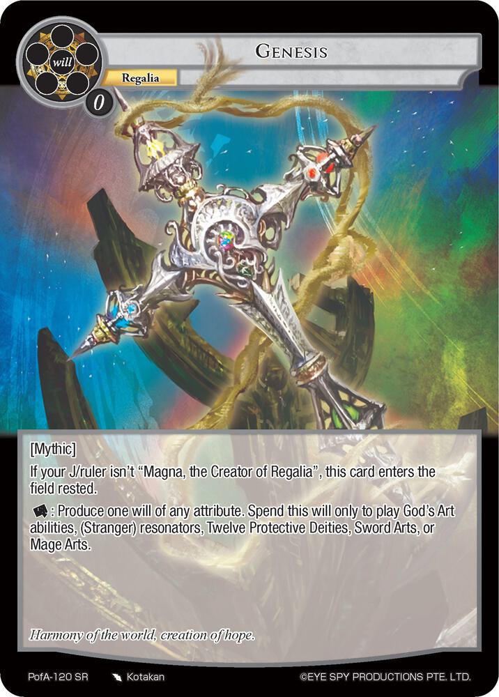 Genesis, Alice Origin IV: Prologue of Attoractia PofA-120