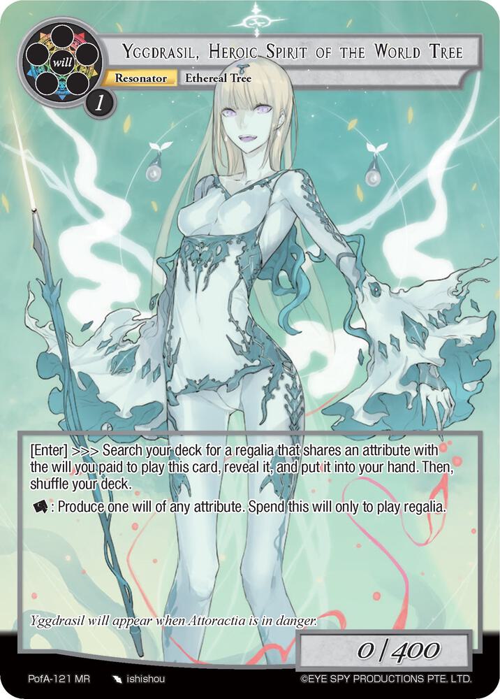 Yggdrasil, Heroic Spirit of the World Tree (Full Art), Alice Origin IV: Prologue of Attoractia PofA-121