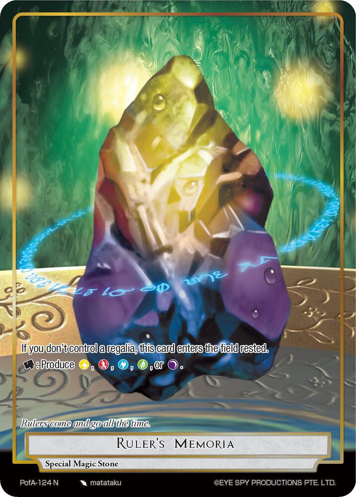 Ruler's Memoria (Full Art), Alice Origin IV: Prologue of Attoractia PofA-124