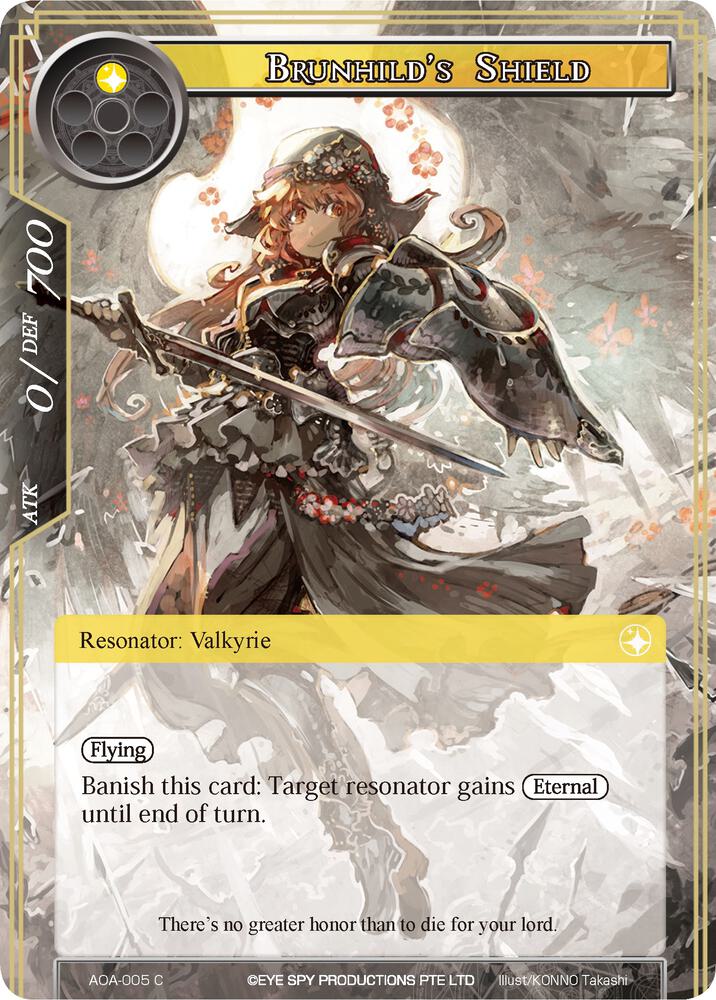Brunhild's Shield, Awakening of the Ancients AOA-005