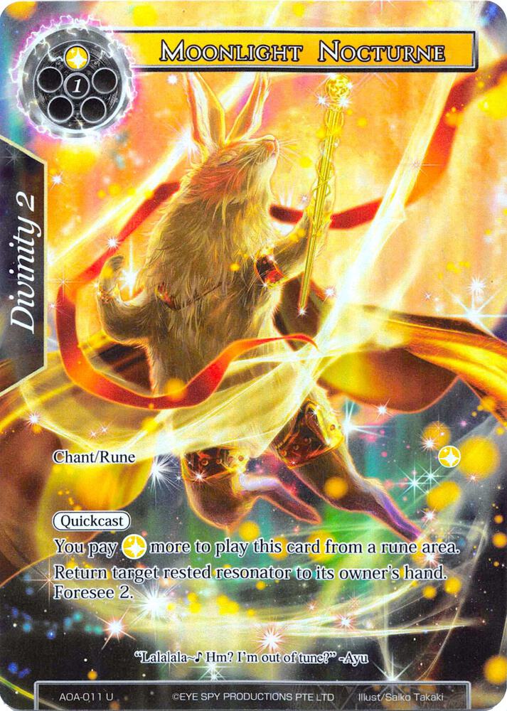 Moonlight Nocturne (Full Art), Awakening of the Ancients AOA-011