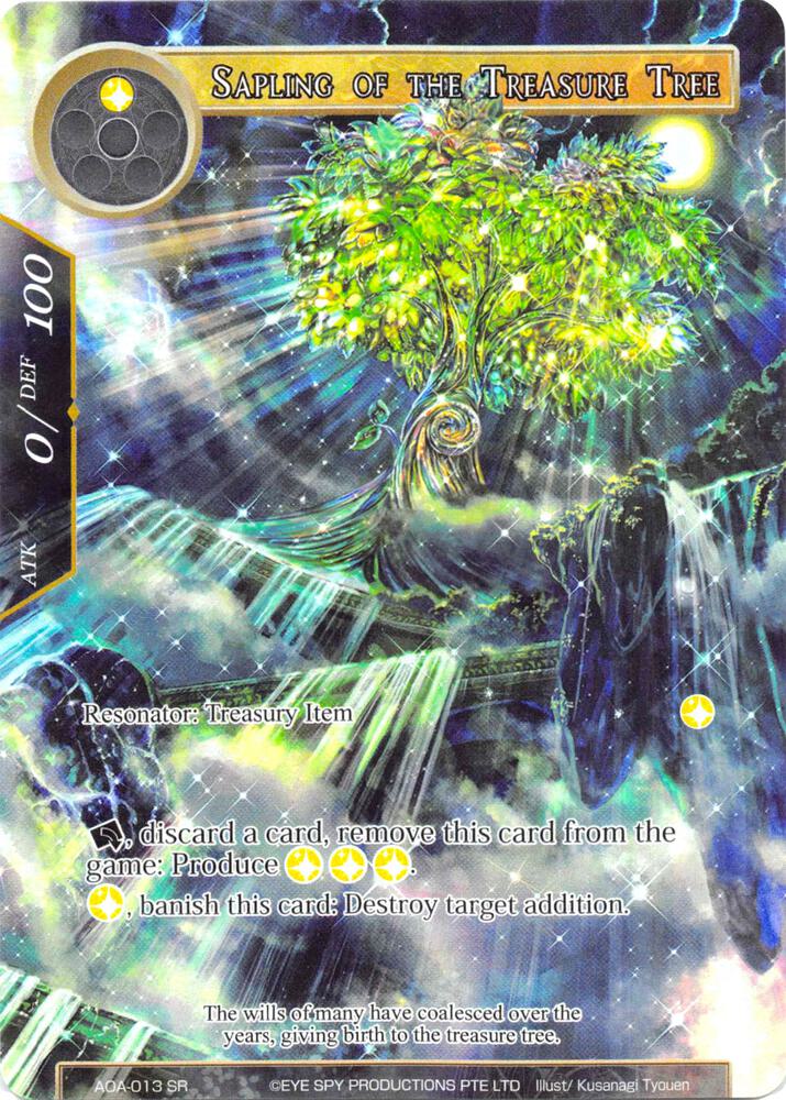 Sapling of the Treasure Tree (Full Art), Awakening of the Ancients AOA-013