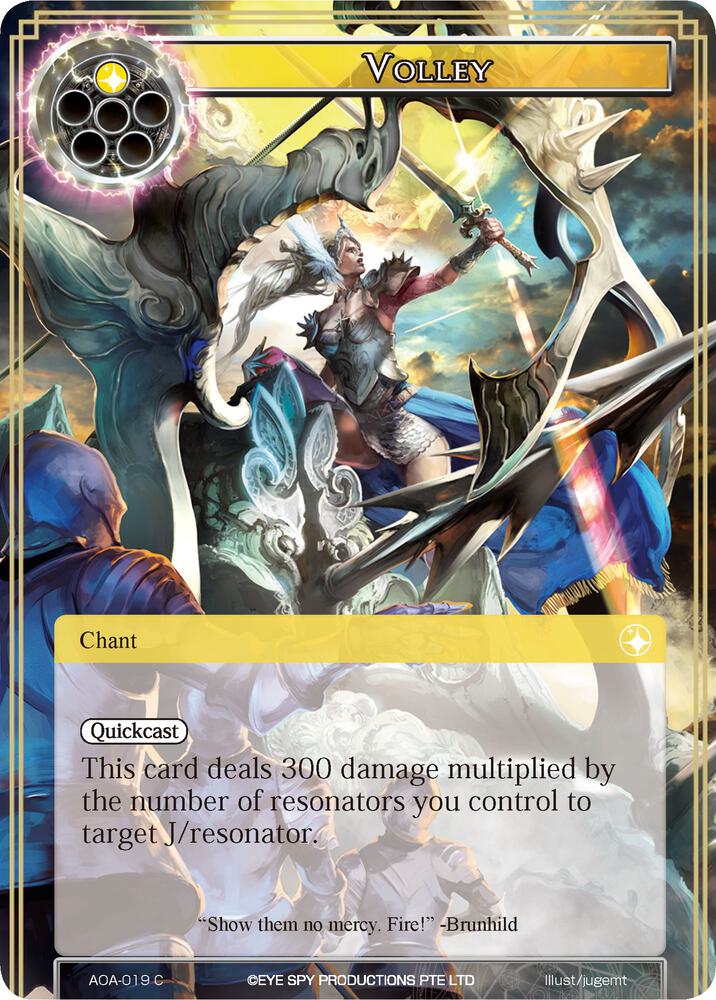 Volley, Awakening of the Ancients AOA-019