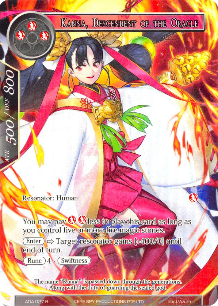 Kanna, Descendent of the Oracle (Full Art), Awakening of the Ancients AOA-027
