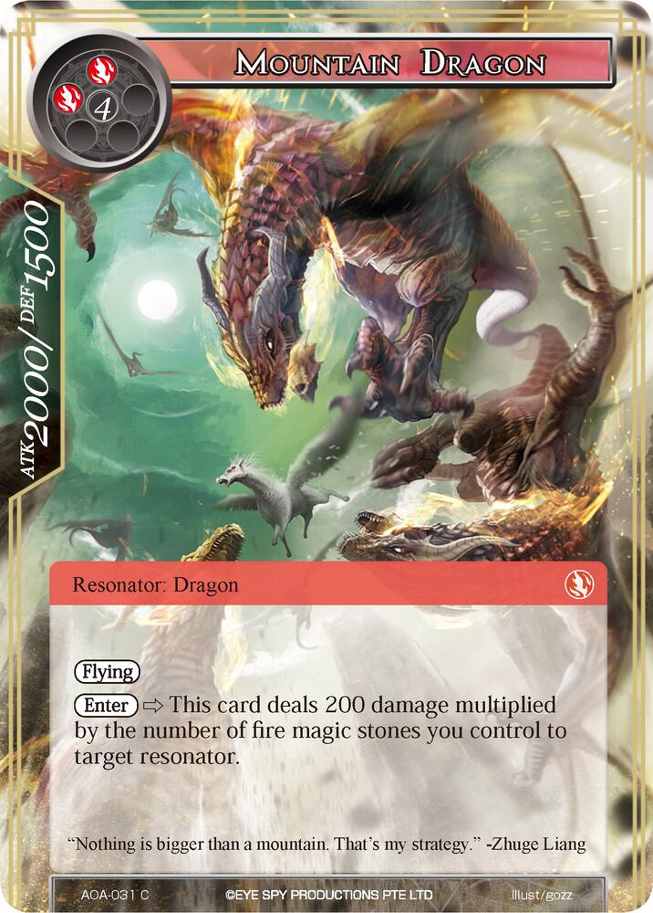 Mountain Dragon, Awakening of the Ancients AOA-031