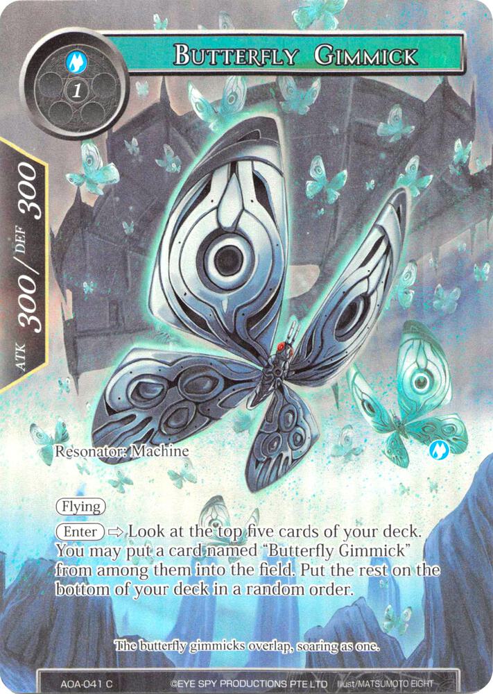 Butterfly Gimmick (Full Art), Awakening of the Ancients AOA-041