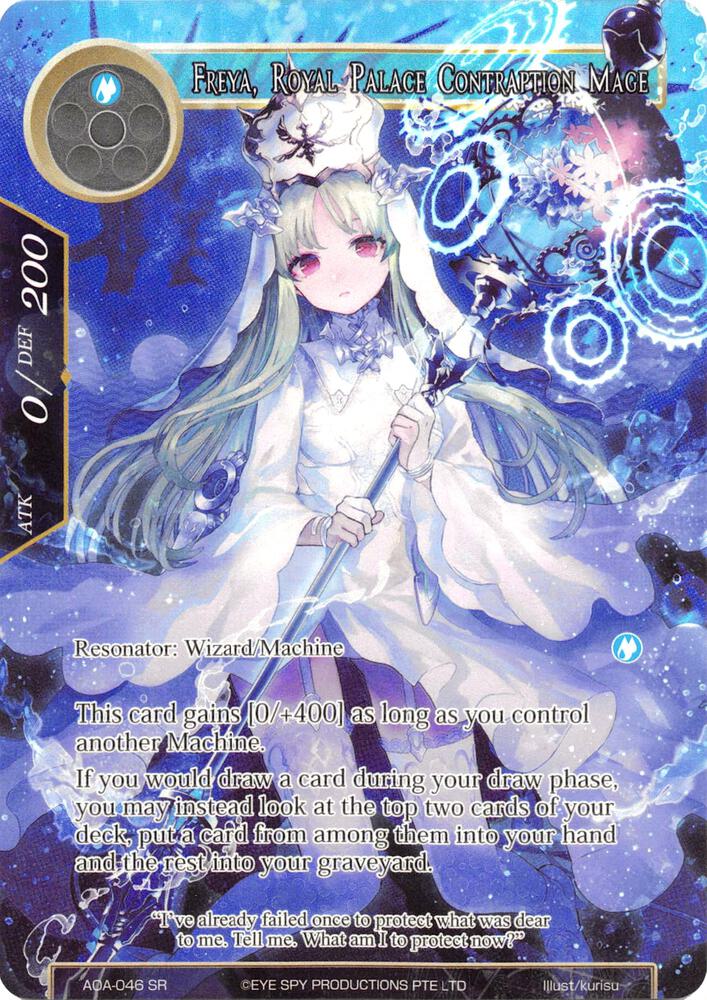 Freya, Royal Palace Contraption Mage (Full Art), Awakening of the Ancients AOA-046