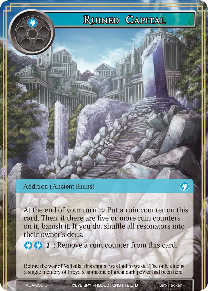 Ruined Capital, Awakening of the Ancients AOA-056