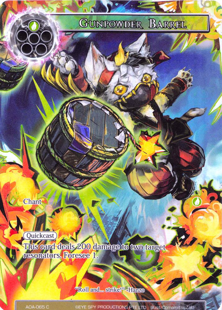Gunpowder Barrel (Full Art), Awakening of the Ancients AOA-065