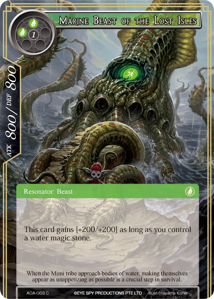 Marine Beast of the Lost Isles, Awakening of the Ancients AOA-069