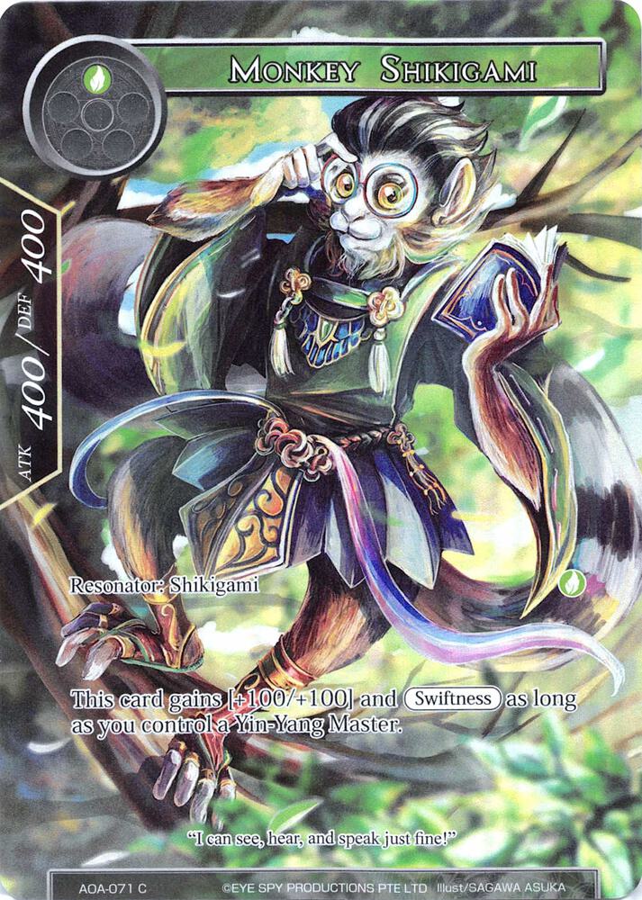Monkey Shikigami (Full Art), Awakening of the Ancients AOA-071