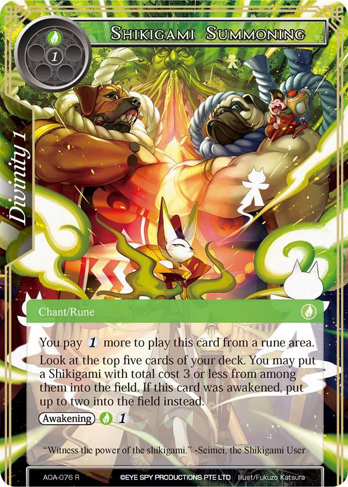 Shikigami Summoning, Awakening of the Ancients AOA-076