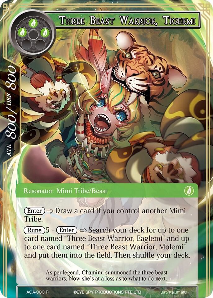 Three Beast Warrior, Tigermi, Awakening of the Ancients AOA-080