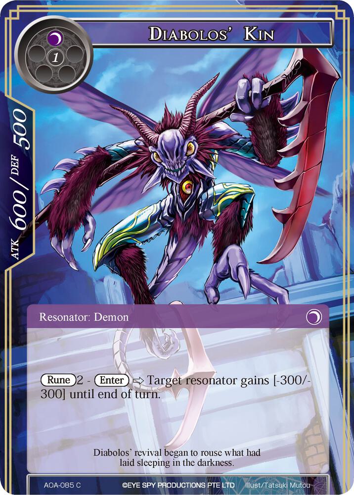 Diabolos' Kin, Awakening of the Ancients AOA-085