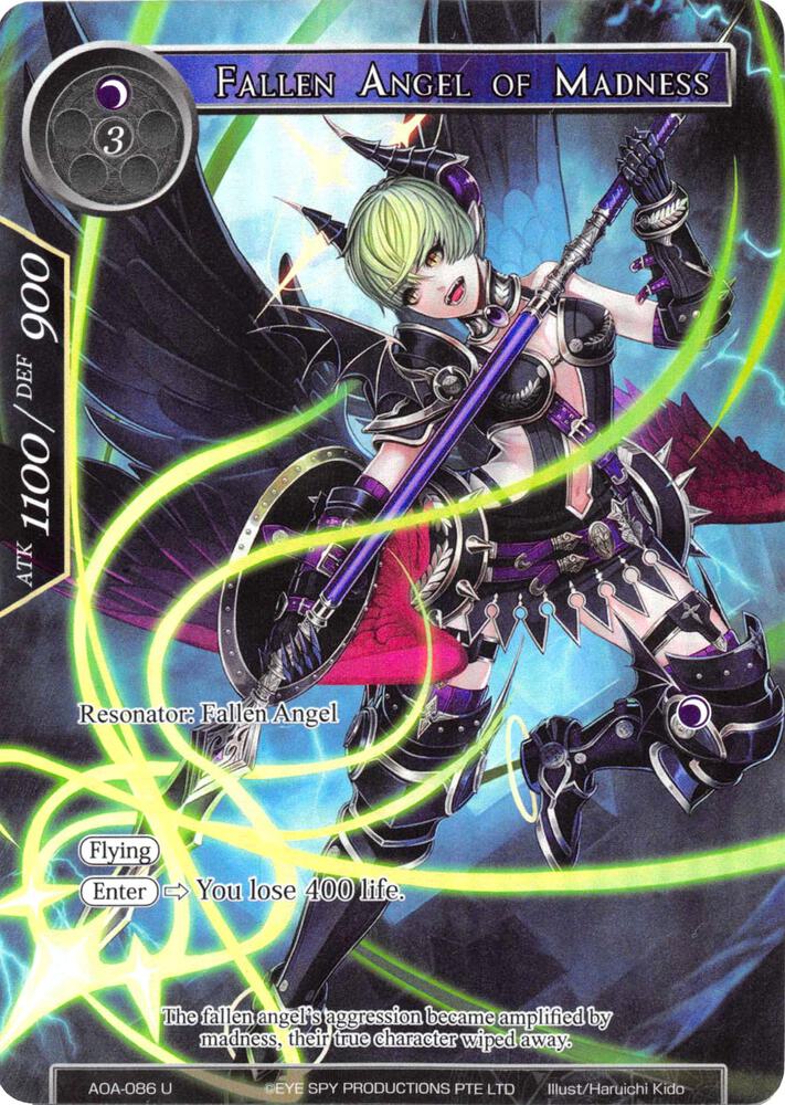 Fallen Angel of Madness (Full Art), Awakening of the Ancients AOA-086
