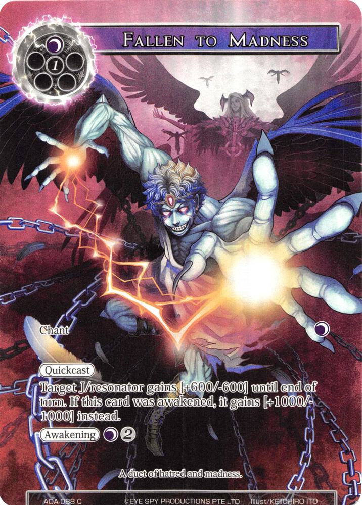 Fallen to Madness (Full Art), Awakening of the Ancients AOA-088