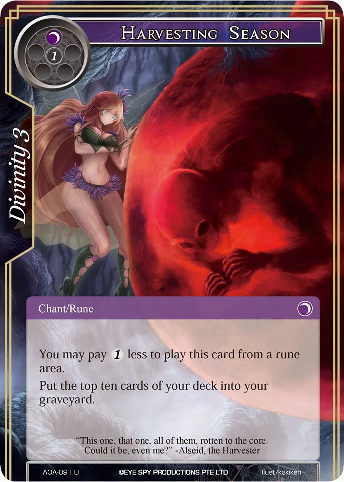 Harvesting Season, Awakening of the Ancients AOA-091