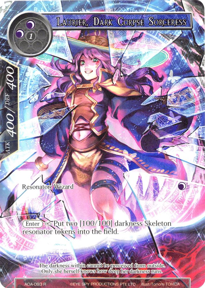 Laurier, Dark Corpse Sorceress (Full Art), Awakening of the Ancients AOA-093