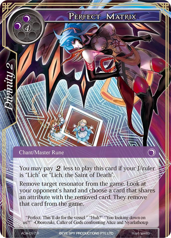 Perfect Matrix, Awakening of the Ancients AOA-097
