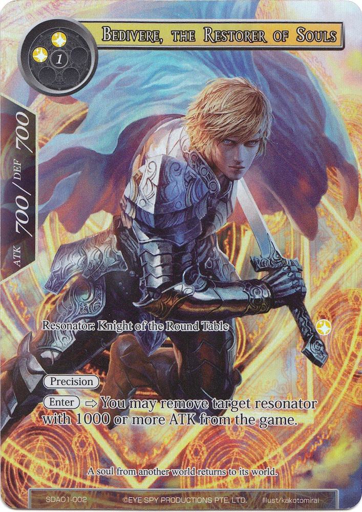 Bedivere, the Restorer of Souls (Full Art), Alice Origin Starter Deck SDAO1-002
