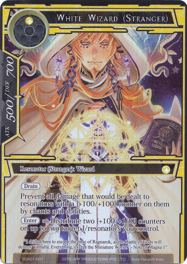 White Wizard (Stranger) (Full Art), Alice Origin Starter Deck SDAO1-007