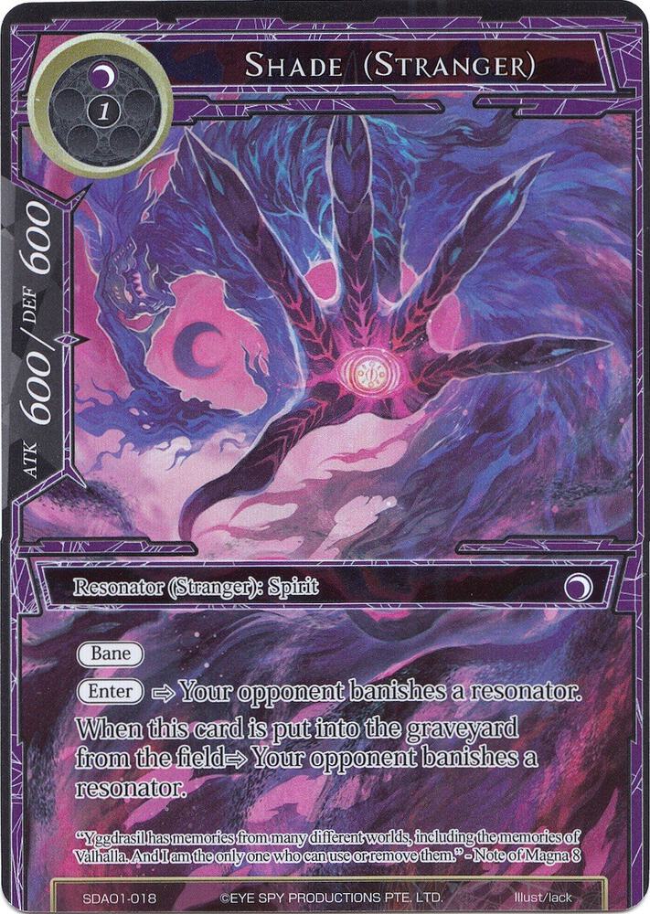 Shade (Stranger) (Full Art), Alice Origin Starter Deck SDAO1-018