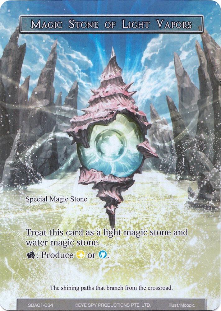 Magic Stone of Light Vapors (Full Art), Alice Origin Starter Deck SDAO1-034