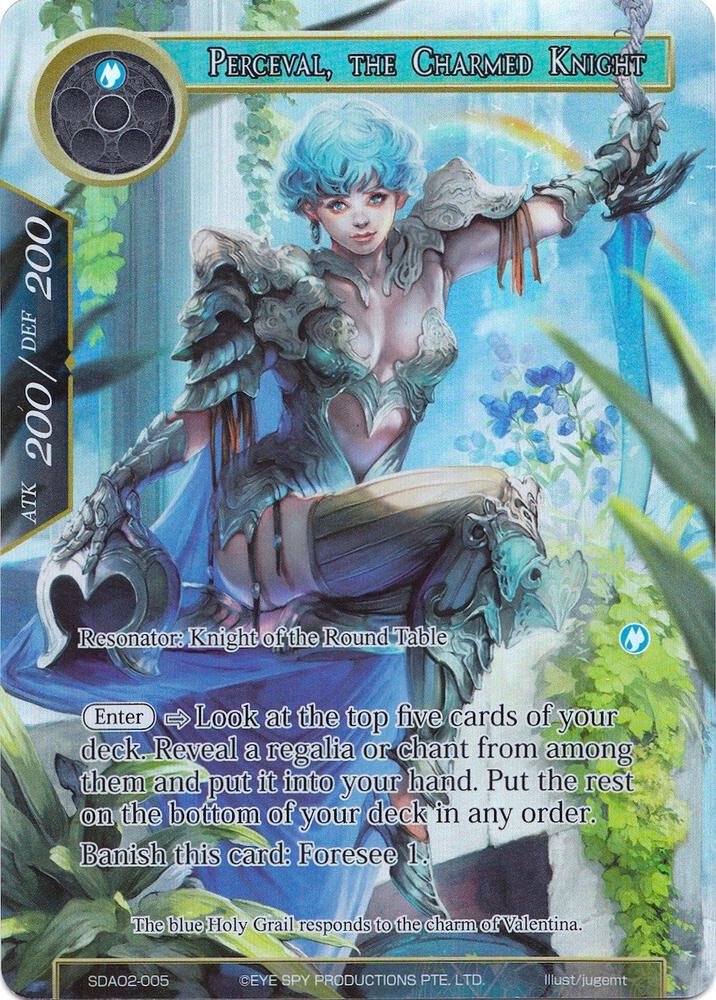Perceval, the Charmed Knight (Full Art), Alice Origin II Starter Deck SDAO2-005