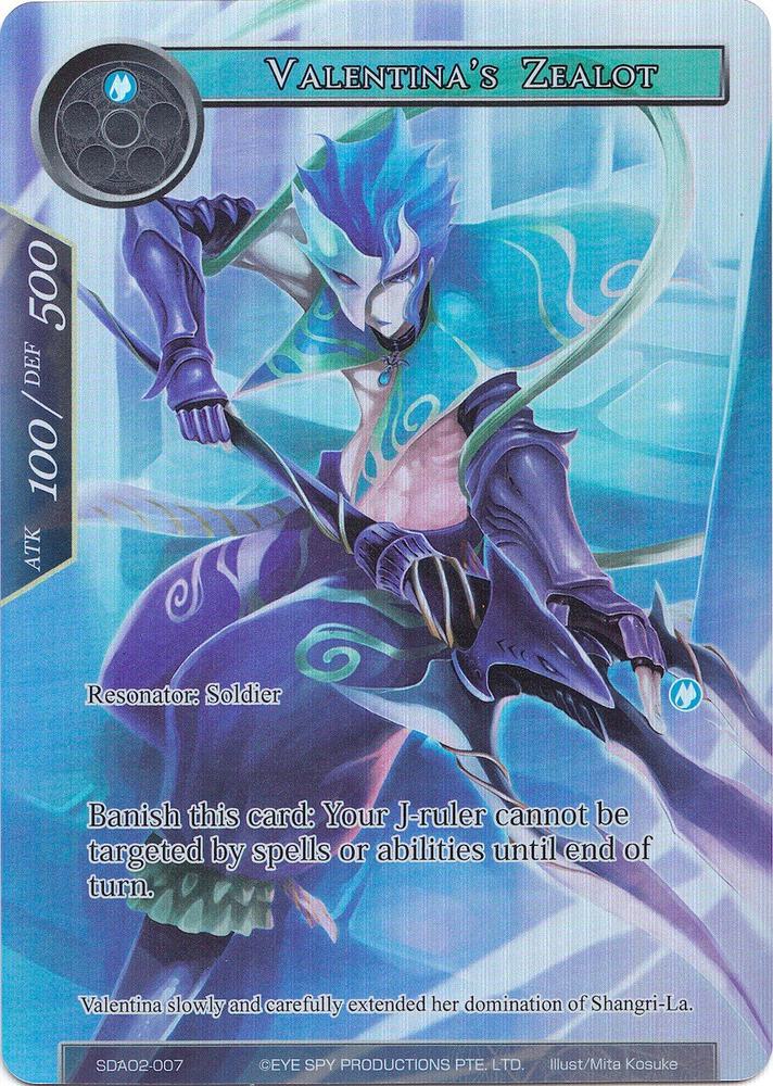 Valentina's Zealot (Full Art), Alice Origin II Starter Deck SDAO2-007
