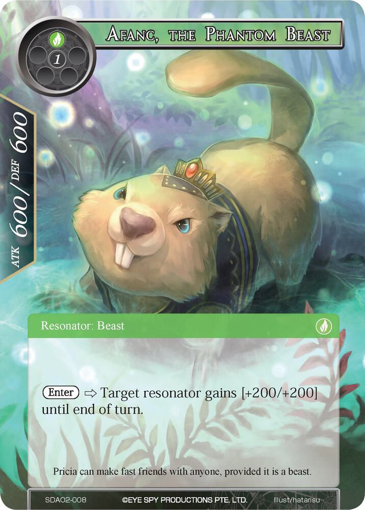 Afanc, the Phantom Beast, Alice Origin II Starter Deck SDAO2-008